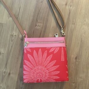 Spartina palmetto Frond cross-body bag.
